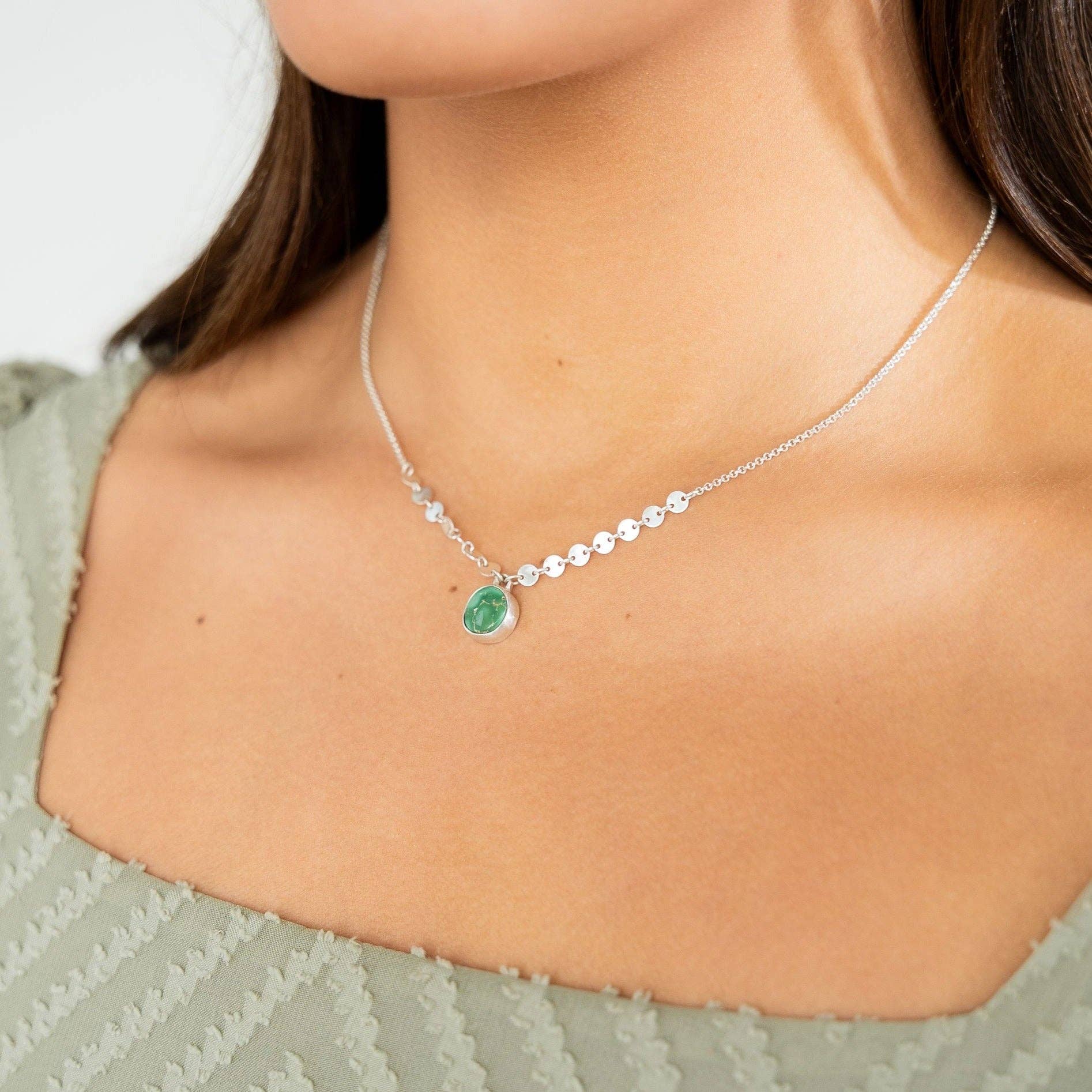 Indie Rae - Venta al por mayor Collares con colgantes/abalorios - Collar Isla - Cadena de 16" (Opción 11)4