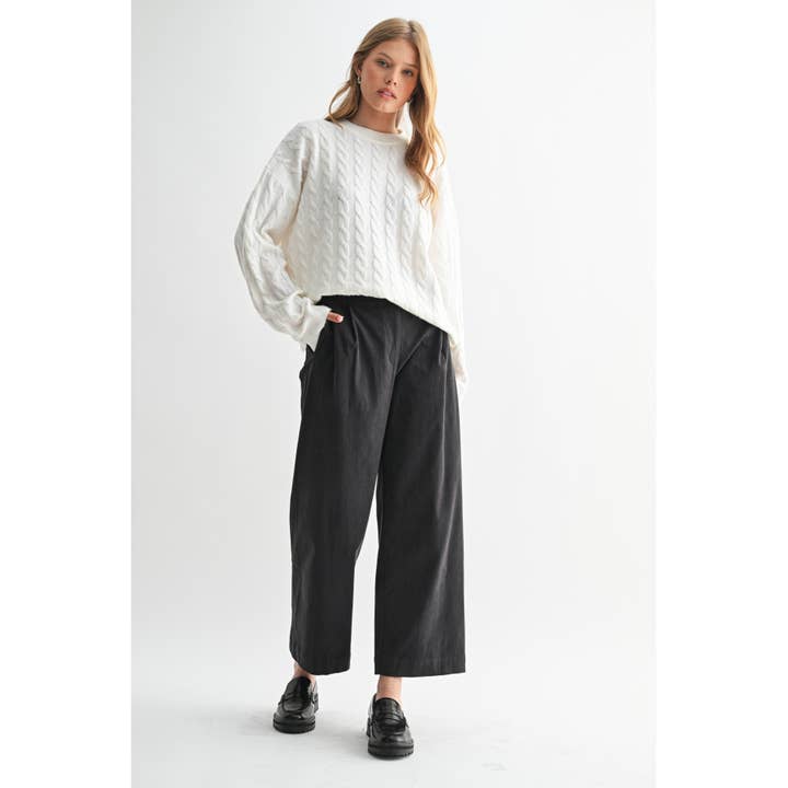 FUN2FUN - Wholesale Broek - Dames - CORDUROY BROEK MET WIJDE PIJPEN19