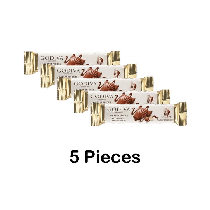 Aladdin - Wholesale Chocolate Bar - Ulker | Godiva Masterpieces Milk Chocolate Hazelnut Oyster1