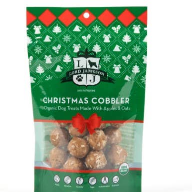 Lord Jameson Christmas Cobbler Organic Soft&Chewy Dog Treats for wholesale by Pet Palette Distribution