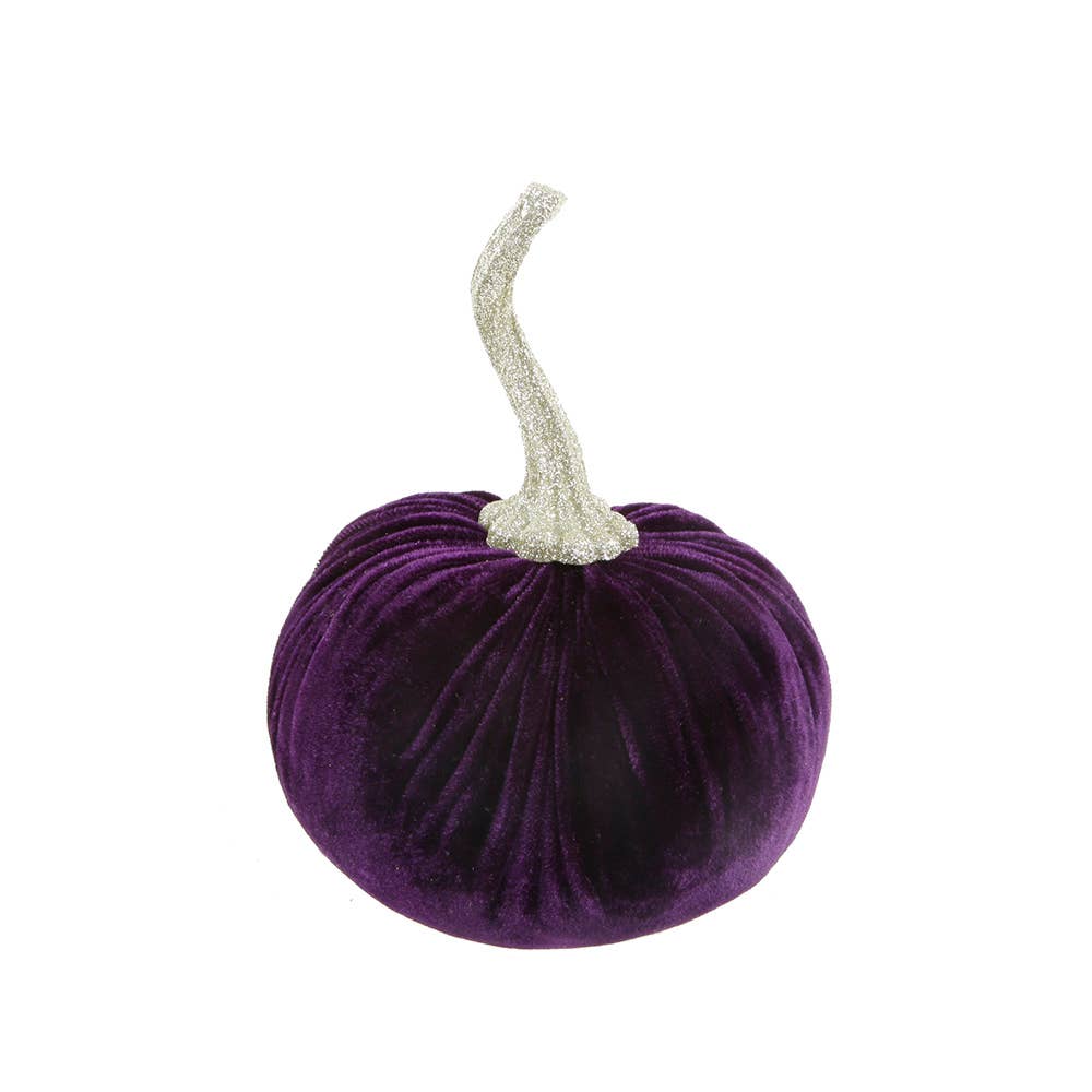 Flora Bunda Inc – Großhandel Tischdeko – Samtkürbis-Dekoration mit goldenem Stiel8