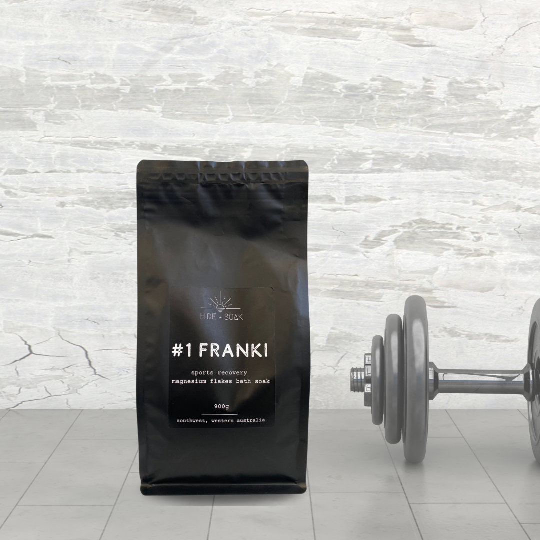 Hide + Soak | Luxurious Bath Soaks & Magnesium Oil - Wholesale Bath salts - Franki #1 -  Sports Recovery - Magnesium Bath + Foot Salts1