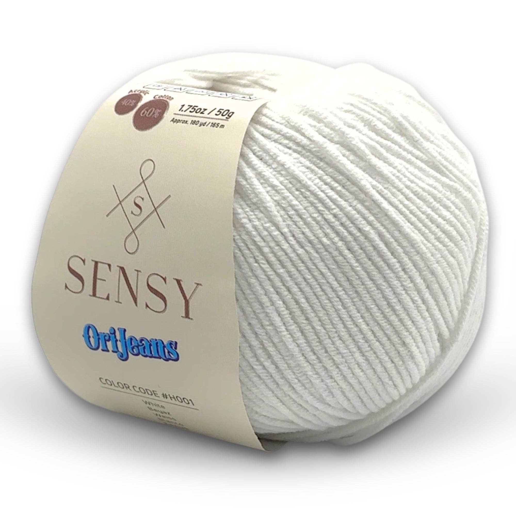 Sensy - Wholesale Yarn - Sensy OriJeans Yarn, 1.75 oz, 180 yards, Gauge 2 Fine36