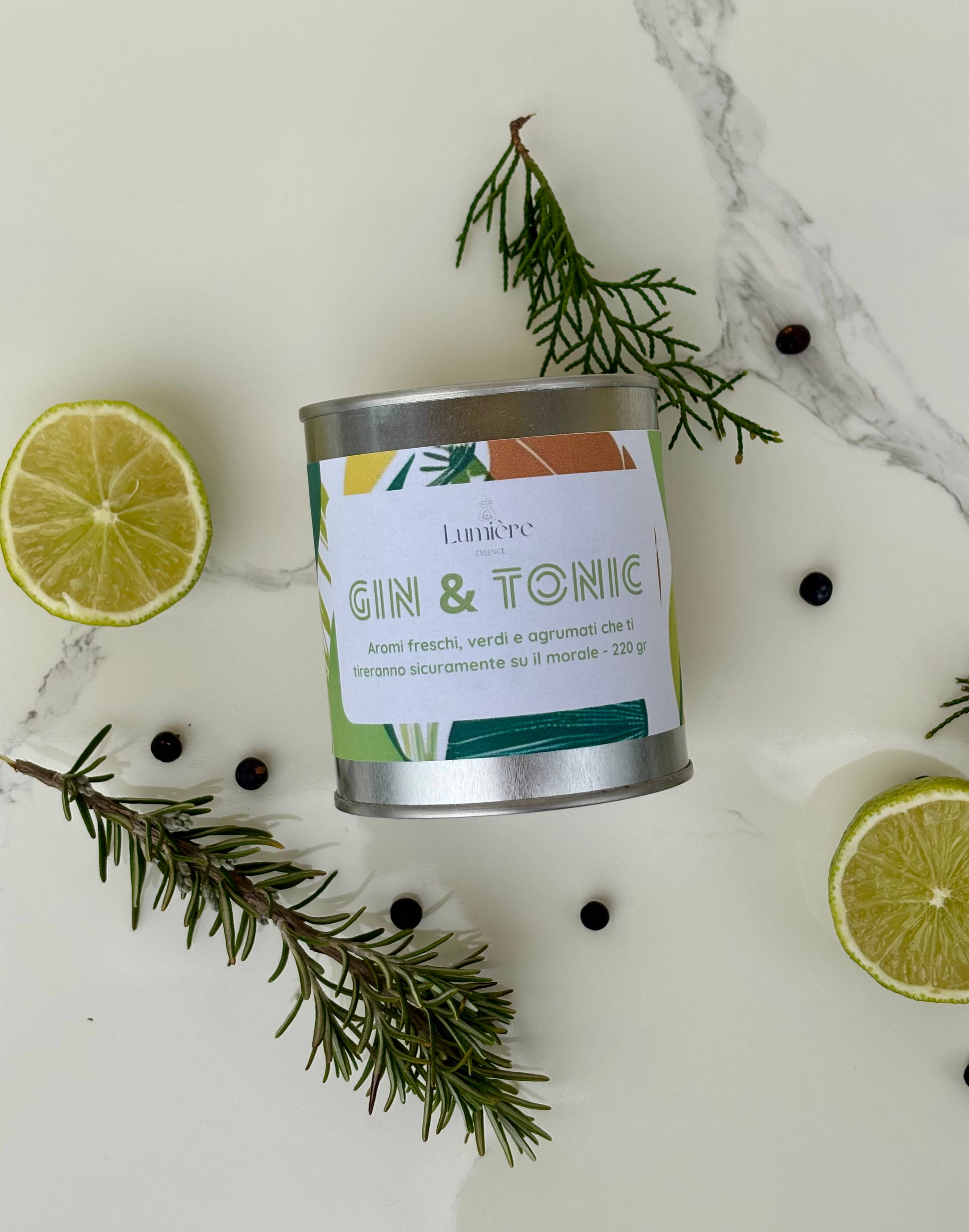 Kit Little Garden - Wholesale Jar/Filled Candle - Natural Candle – Gin & Tonic | Lumière Essence