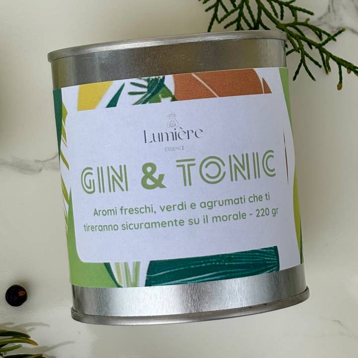 Kit Little Garden - Wholesale Jar/Filled Candle - Natural Candle – Gin & Tonic | Lumière Essence0
