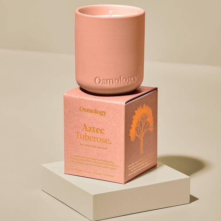 Osmology - Wholesale Jar/Filled Candle - Aztec Tuberose Mini Scented Votive Candle