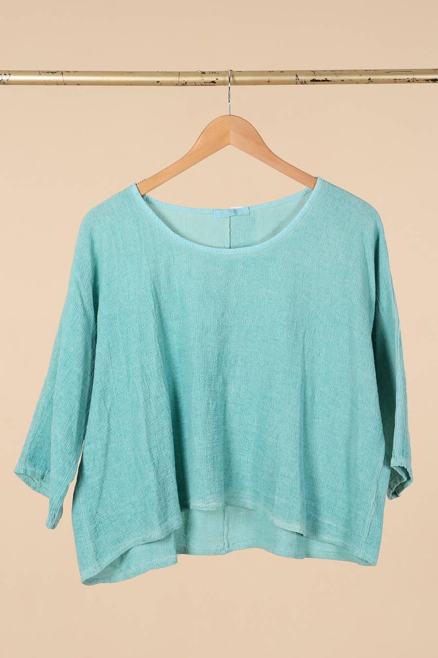 la maison des fibres naturelles – wholesale T-shirt – women's – TOP 3791 90% COTTON 10% LINEN23