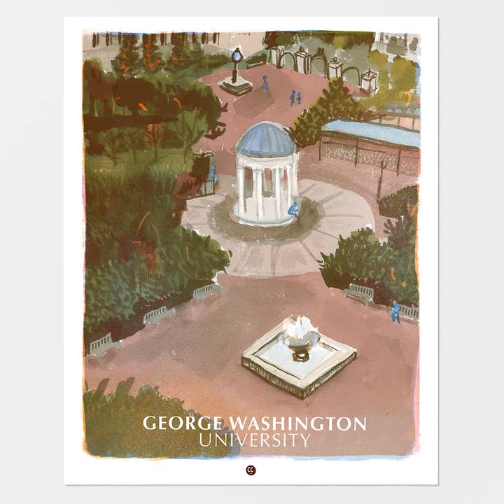 The Culture Curious - Wholesale Postcard - George Washington University postcard