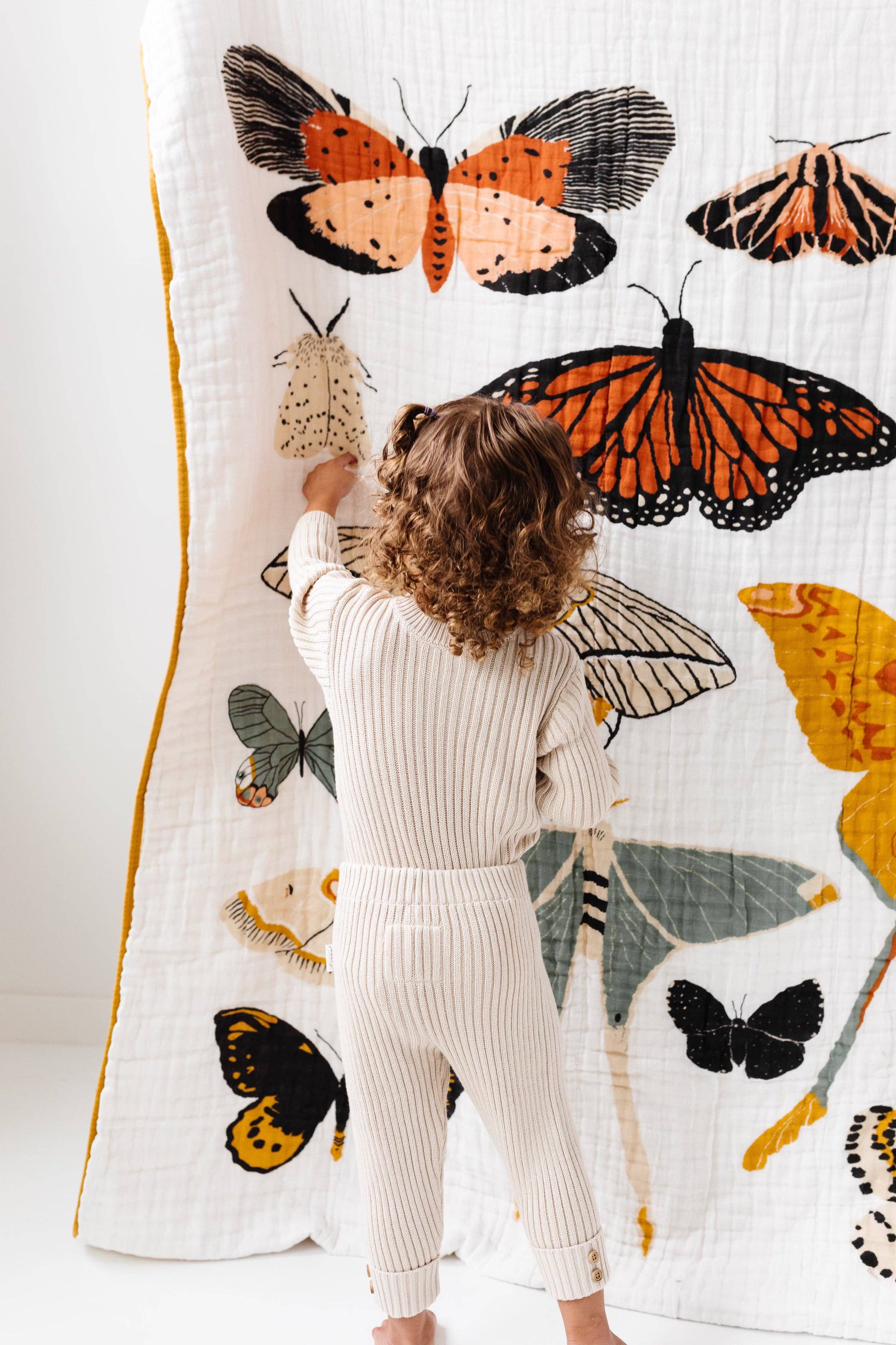 Clementine Kids - Wholesale Throw Blanket - Large Butterfly Collector Throw Blanket1