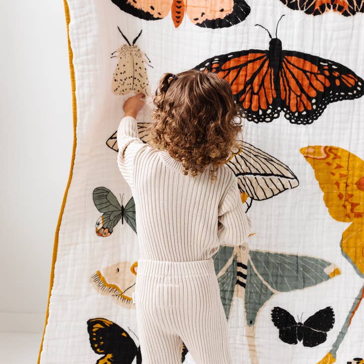 Clementine Kids - Wholesale Throw Blanket - Large Butterfly Collector Throw Blanket1