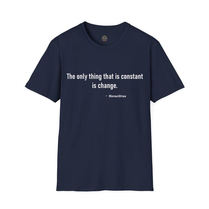 Filosofiskt citat unisex mjuk stil grafisk t-shirt för wholesale av Quixotic Caverns Trading Company