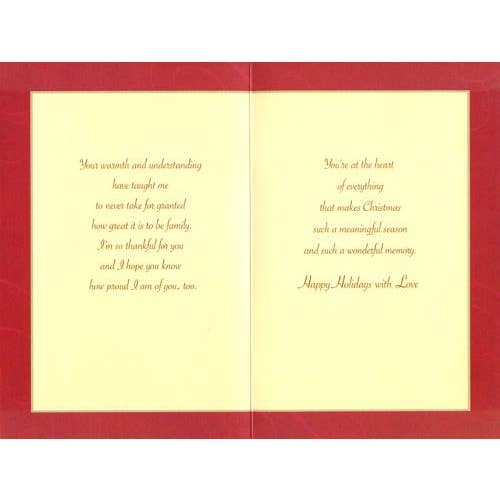 DICKENS INC. - Wholesale Christmas Card - Christmas Mom & Dad | AGTC | MD | GX18100-03Z