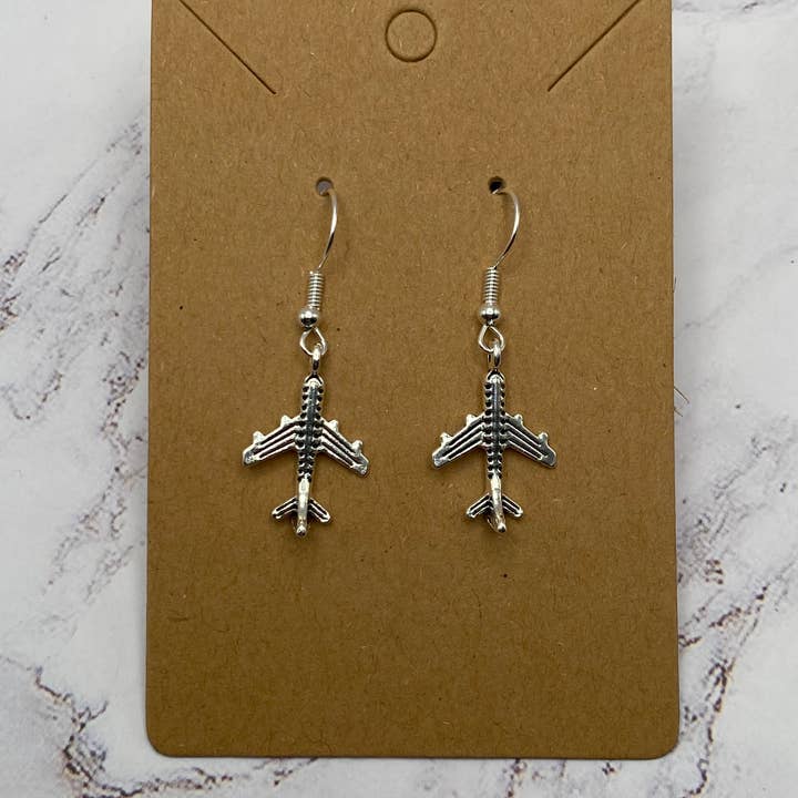 Charm-örhängen - Flygplan för wholesale av KL Design Works