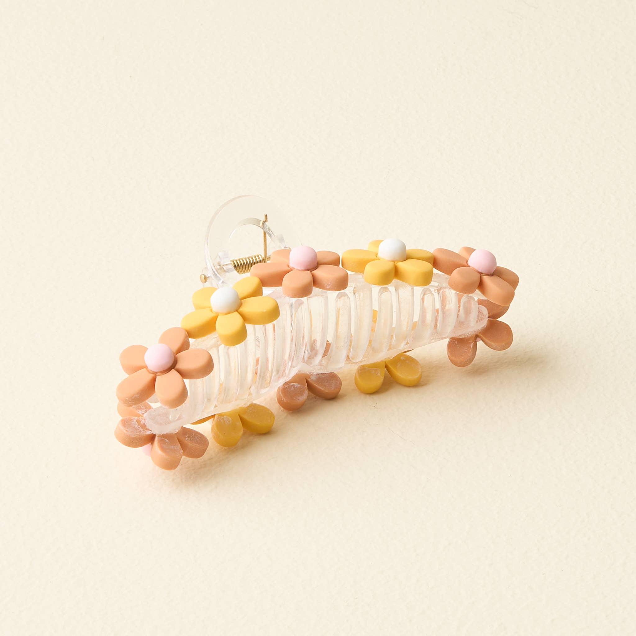 The Darling Effect - Wholesale Hair Clip - Women's - Daisy Claw Clip-Peachy1