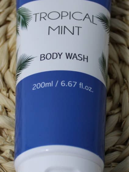 The Laze Spa Tropical Mint Collection for wholesale by Northwoods Food and Gift Enterprises