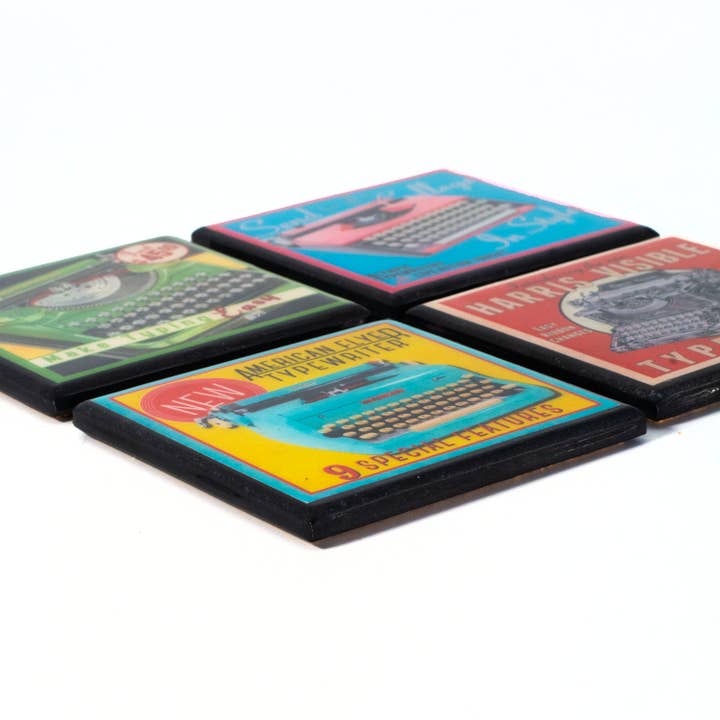 Cheltenham Road – Großhandel Untersetzer – Just My Type: Vintage-Schreibmaschinen-Untersetzer-Set7