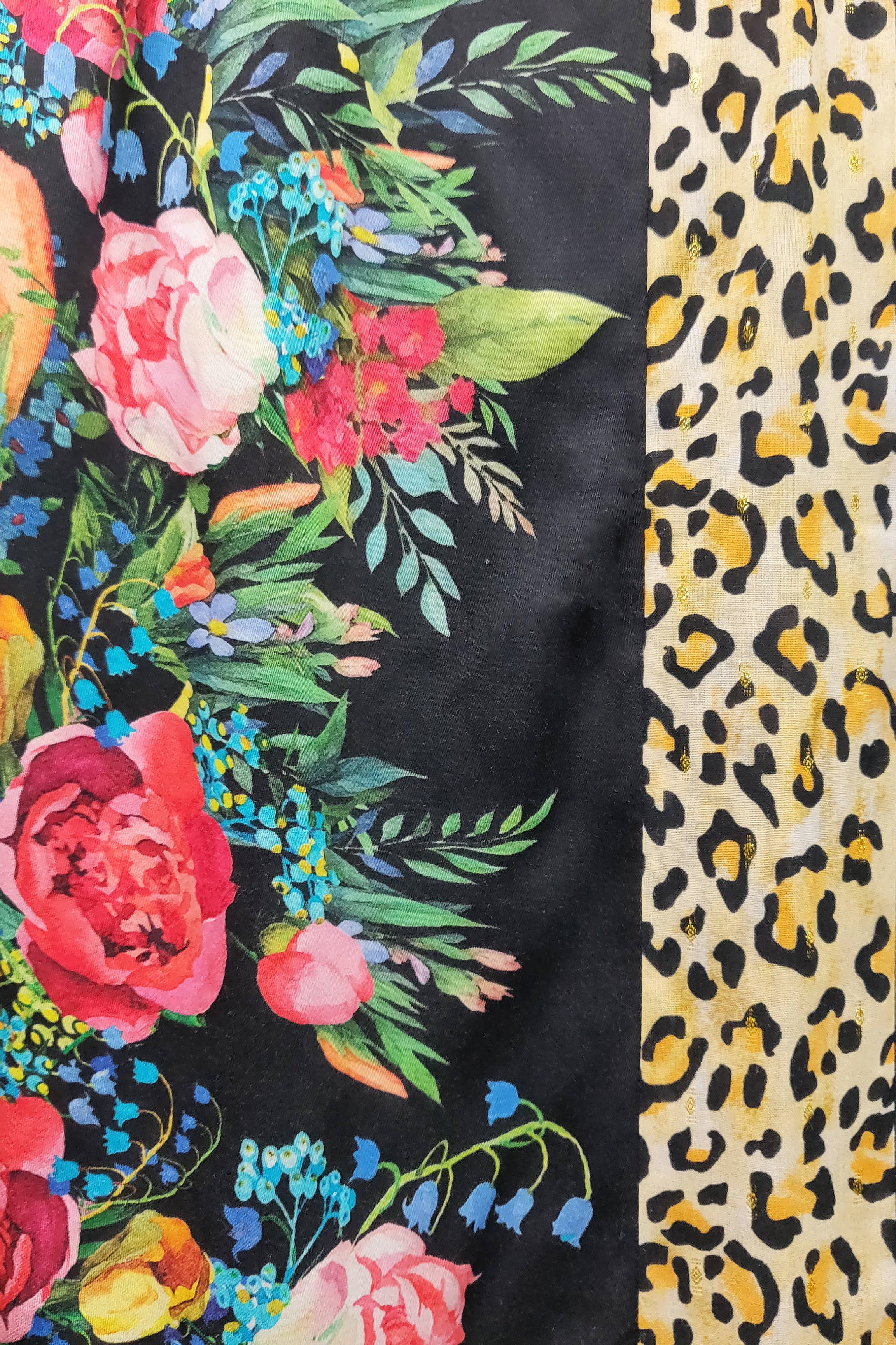 Black Floral Zinnia Pants for wholesale on Faire21