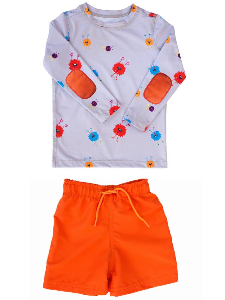 Silly Monster Boys Swim Set for wholesale by sonsi kids