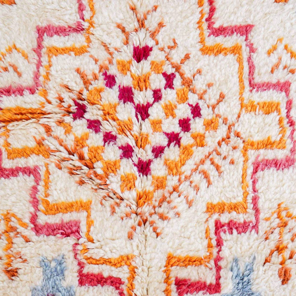 Moroccan Woven Treasures – wholesale Hallmatta – Vit och färgglad marockansk löpare, färgglad berberlöpare4