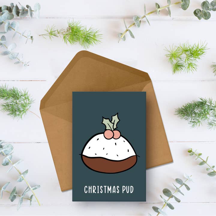 4 stuks geassorteerde A6 kerstkaarten voor wholesale door Daniella Illustrates