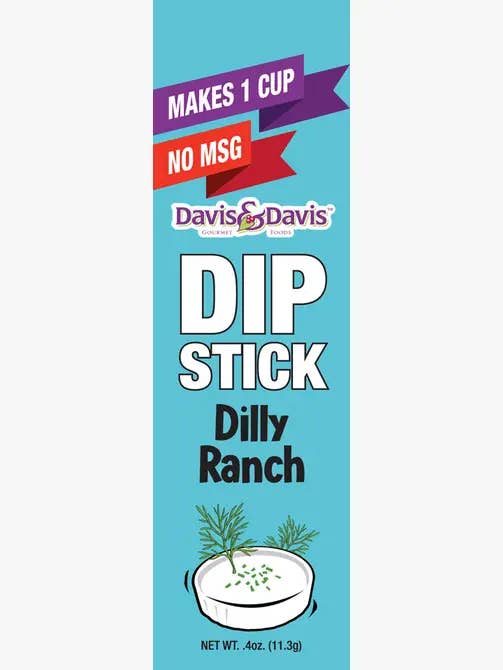 Dilly Ranch Dip Stick Mix .4 ounce for wholesale by Davis & Davis Gourmet Foods