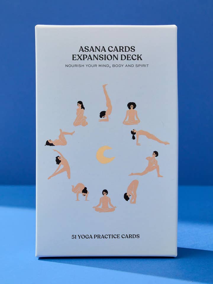 Asana Cards Expansion Deck Moon Edition, carta pratica yoga per la vendita all'ingrosso da parte di Asana Creatives