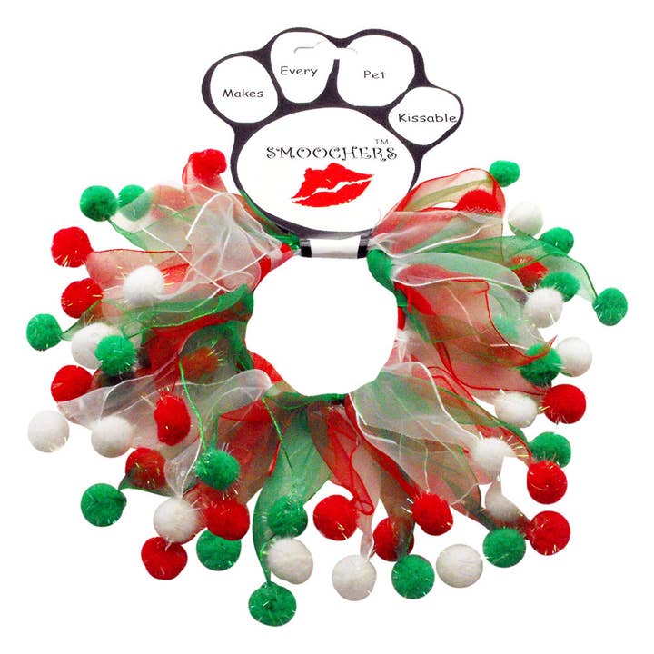 Mirage Pet Products - Wholesale Pet Collar - Dog - Christmas Smoochers Pet Party Collars