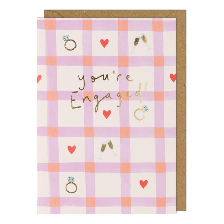 You're Engaged Card for wholesale by Meraki Greeting Cards