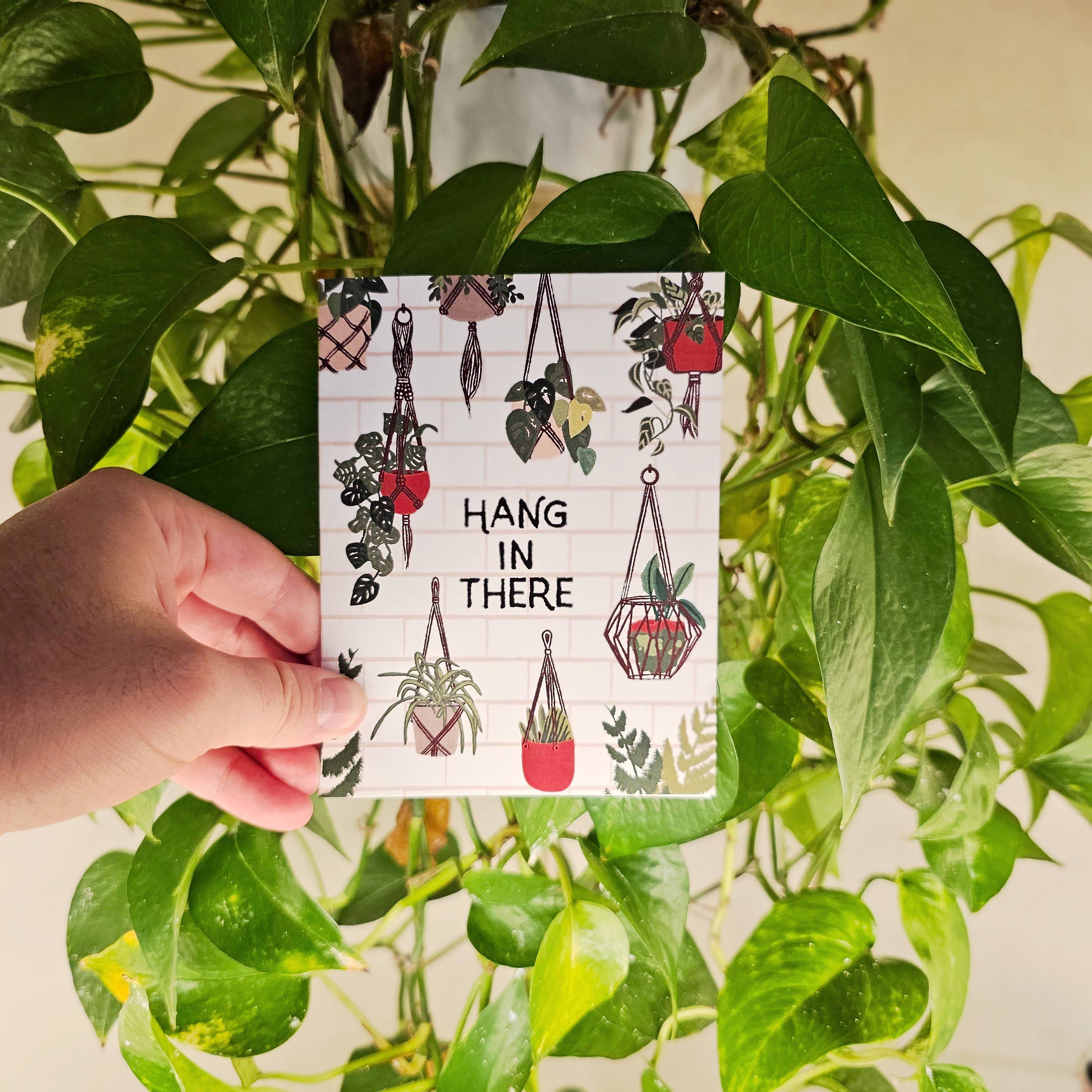 Wild Optimist - Wholesale Encouragement Card - Hang in There Card1