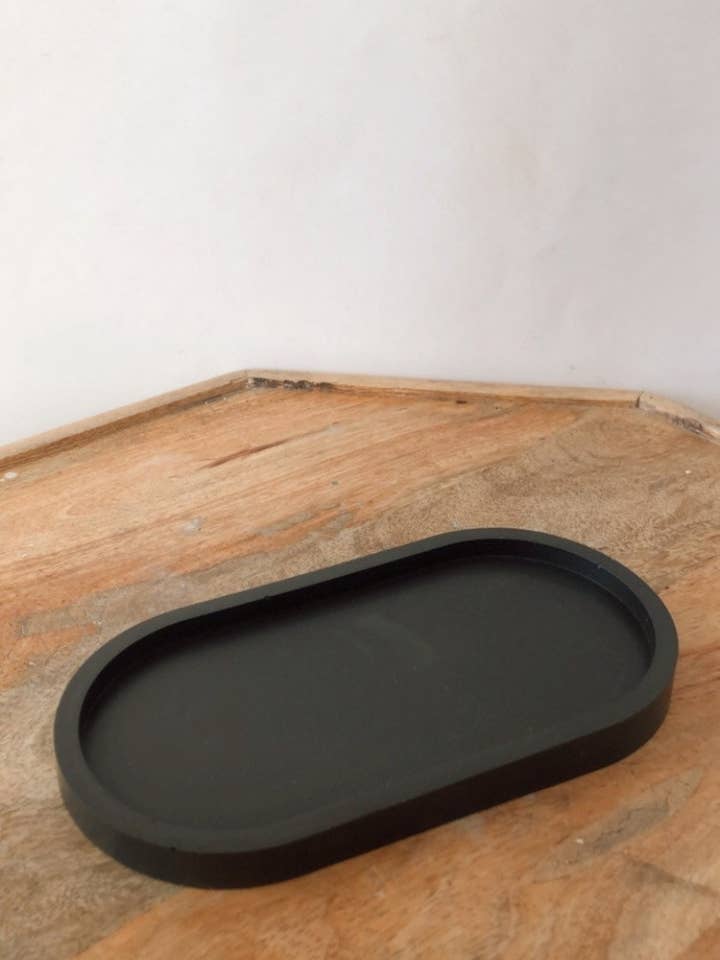 Solid Trinket Tray, Candle Tray, Jewelry Tray, Fun Home, Cof for wholesale by Coast By Madison