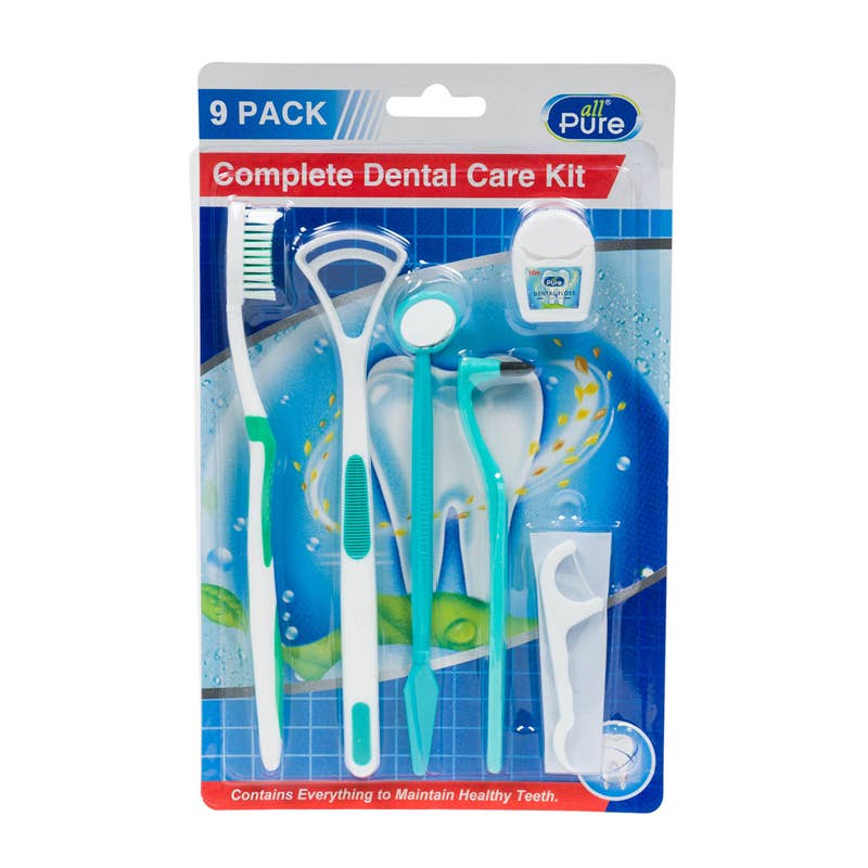 Deluxe Import Trading - Wholesale Toothbrush - 9 Piece Plastic Dental Kit0
