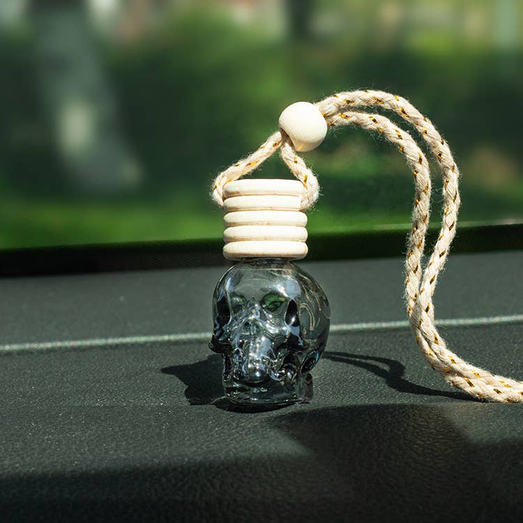 Candles Meta - Wholesale Car Freshener - Unisex - Skull Gradient Black Car Air Freshener Bottle Diffuser Empty1