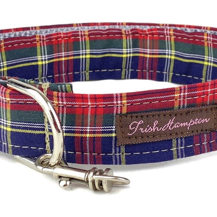 (Kopi) Navy Tartan Plaid Hundehalsbånd - 903 for engroshandel hos Trish Hampton