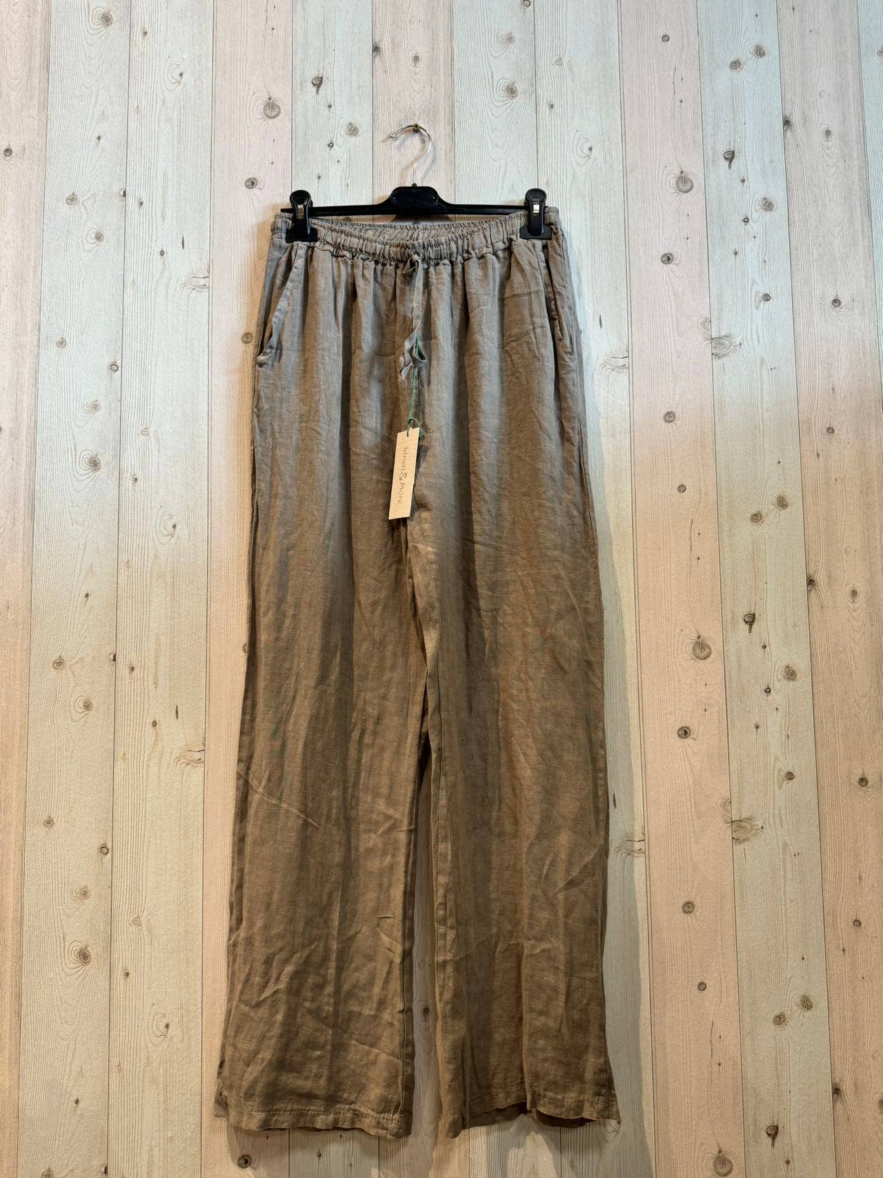 Linen & More - Wholesale Pants - Women's - REF 30132 BASIC STRAIGHT LEG PANTS 100% LINEN9