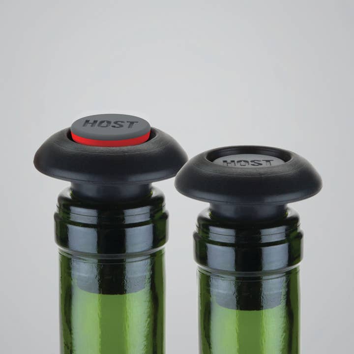 HOST - Wholesale Wine Stopper - AirLOCKâ„¢ Vaccuum Pump Extra Wine Stoppers - Set of 2