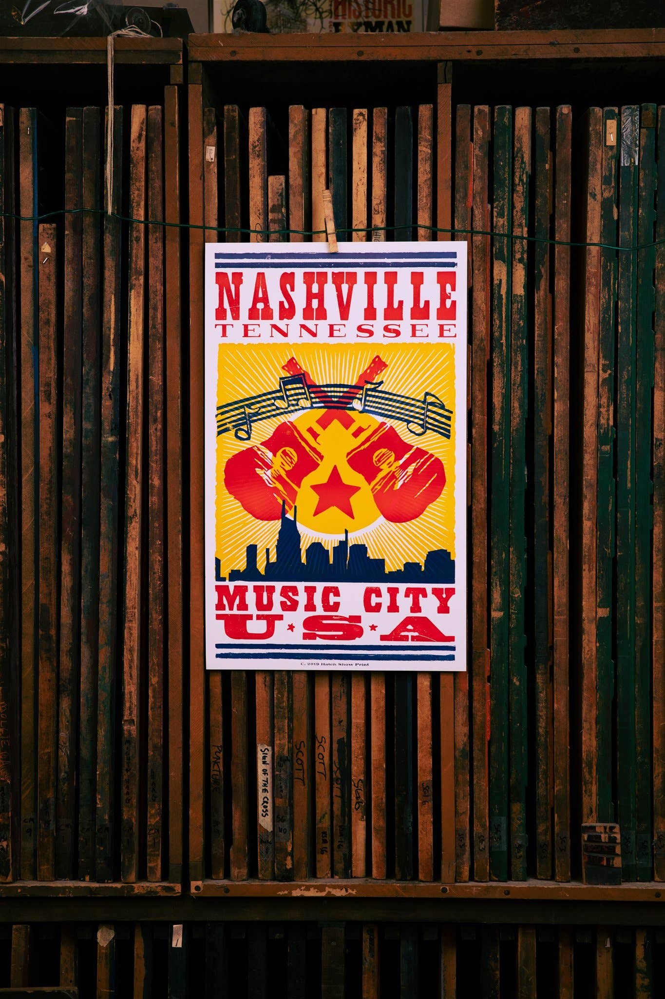 Hatch Show Print - Wholesale Poster - Nashville Music City Usa Poster3