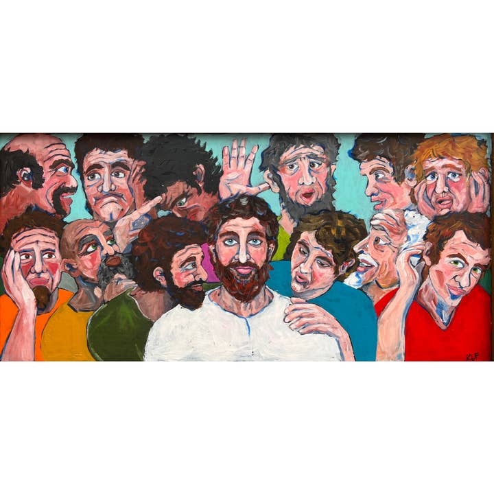 'The Revelation' Last Supper Jesus Christ Christian Painting for wholesale by The Art of Kristen Feighery