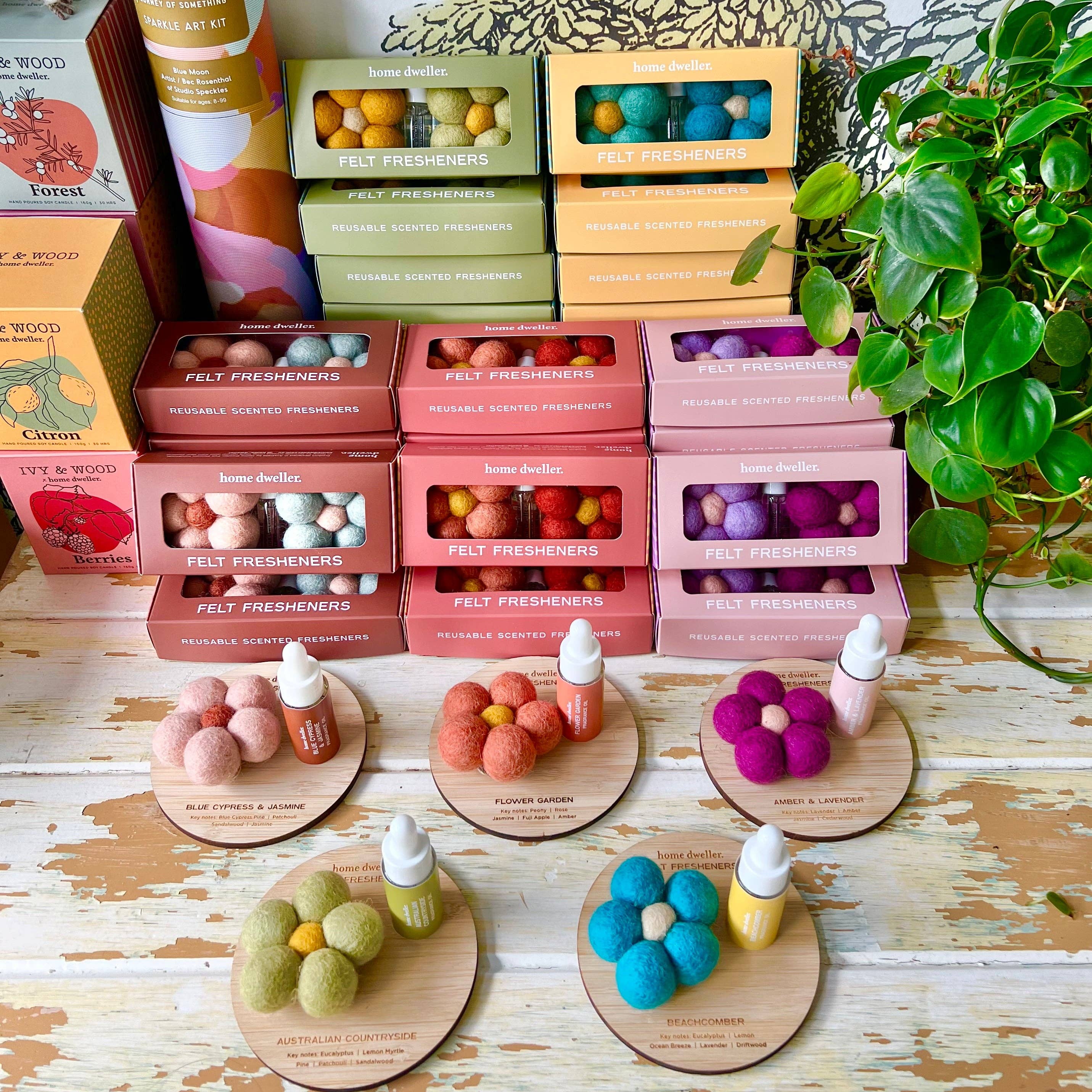 Home Dweller - Wholesale Air freshener - Felt Freshener + Refills + Testers Starter Pack2