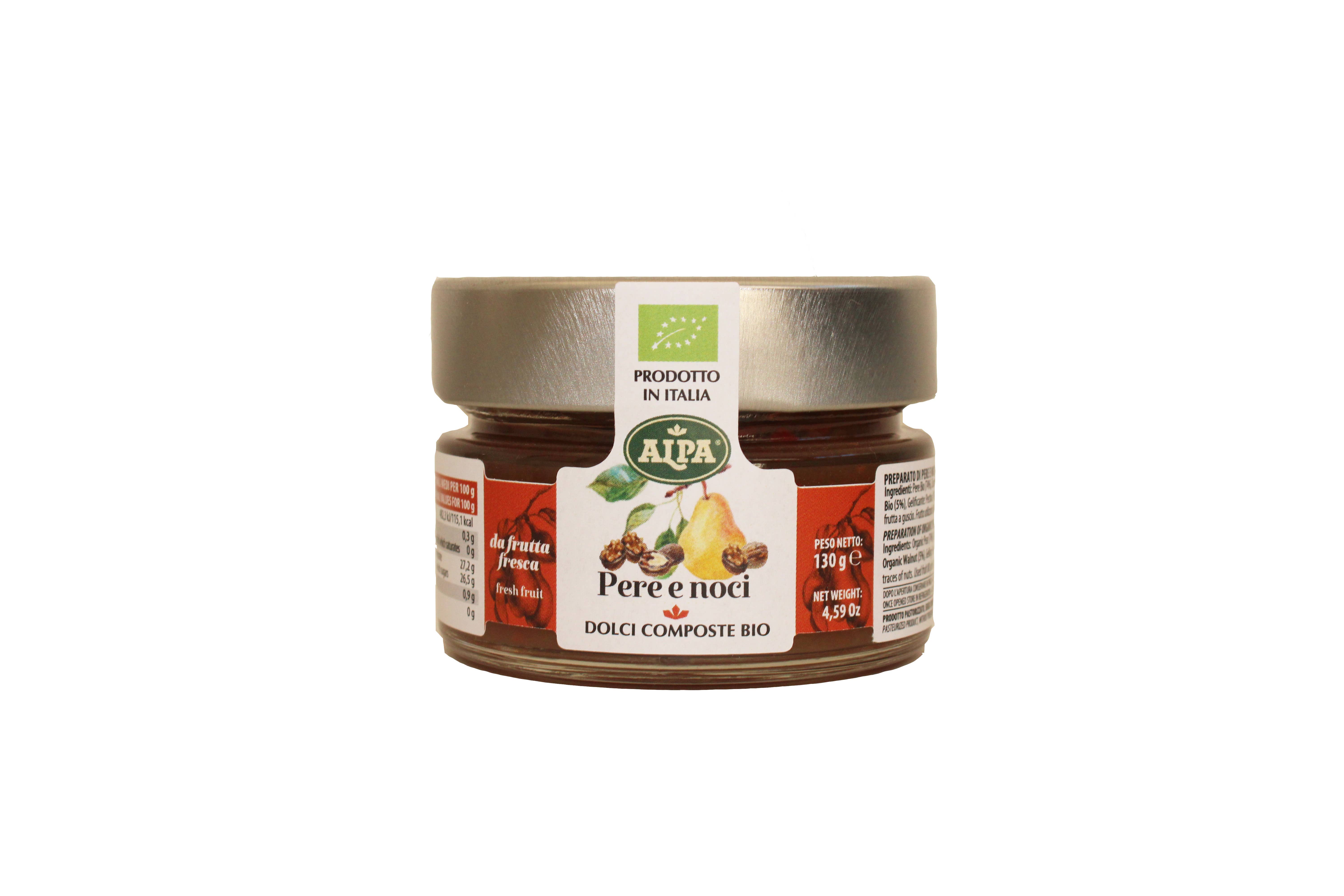 Alpa - Wholesale Jam - Zoete biologische compotes van peer en walnoot1