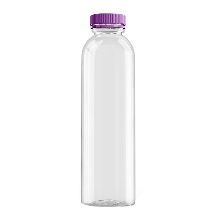OH YES PLASTICS - Wholesale Milk/Juice Bottle - 16 oz Tall Round Plastic Juice Bottles 15