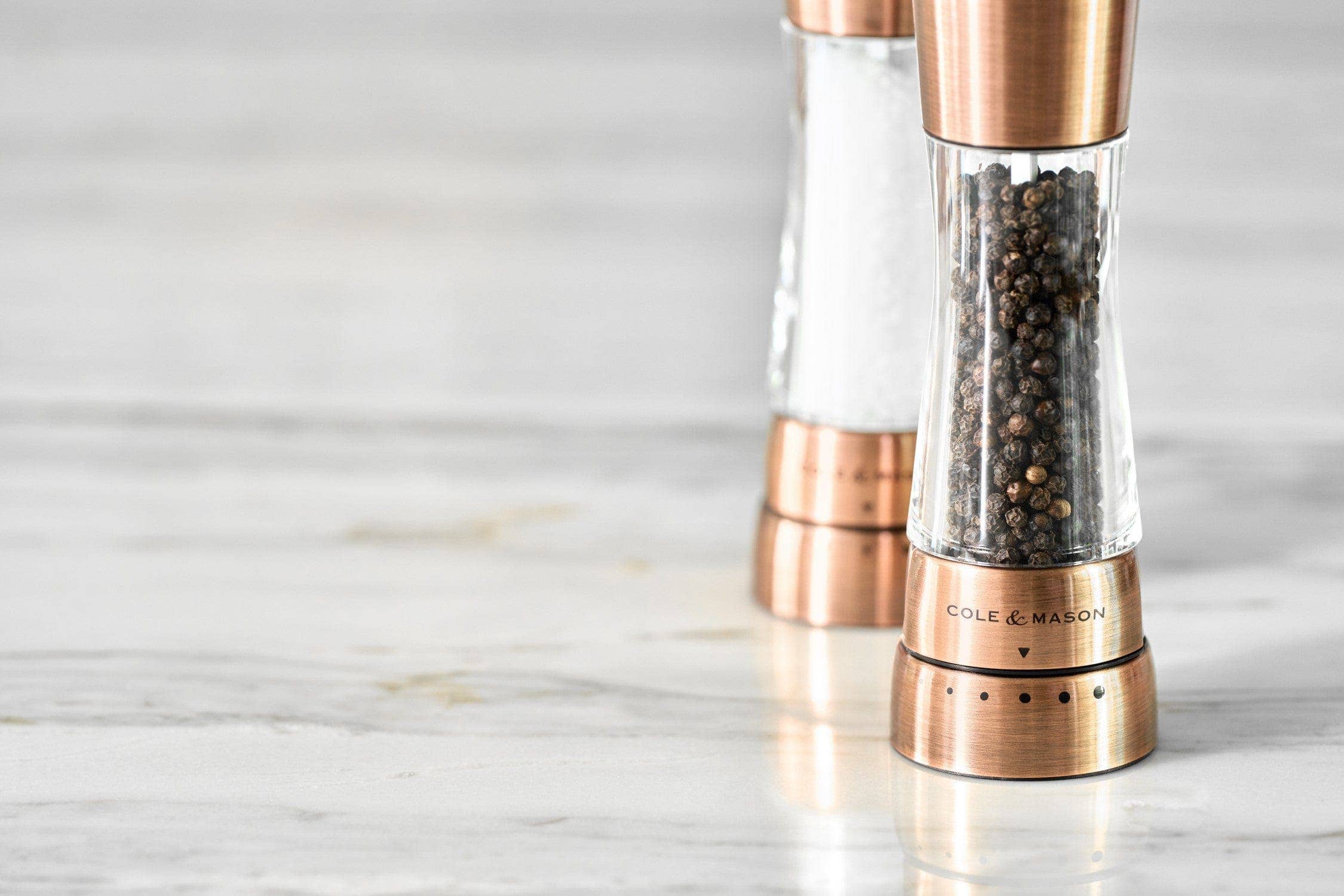 DKHB [Zyliss, Cole & Mason, Swissmar, AdHoc, Ken Hom] - Wholesale Salt & Pepper Shaker Set - Cole & Mason Derwent Salt & Pepper Mill Gift Set, Copper2