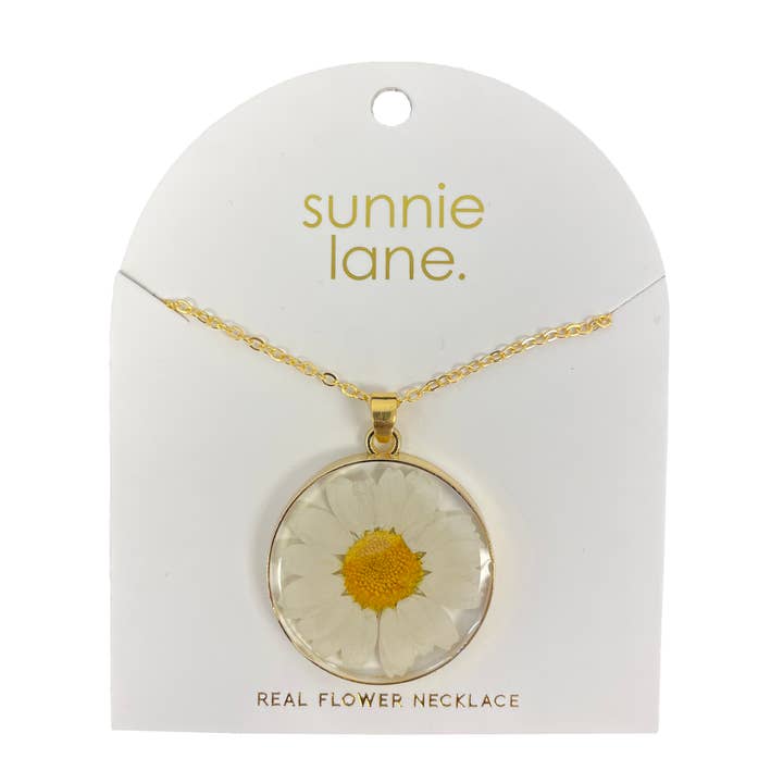 Sunnie Lane - Wholesale Pendant/Charm Necklace - Pressed Flower Necklace - Made With Real Flowers8