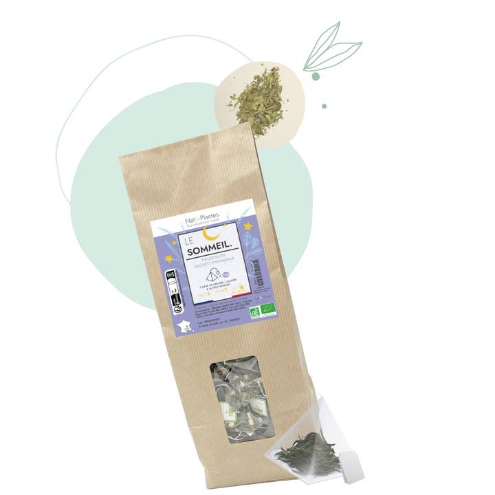 Le Sommeil bio sachets pyramide x 100 vrac pour la vente par Nat&Plantes