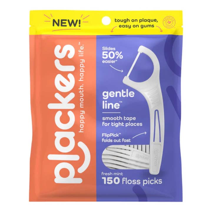 Plackers Gentle Line Floss Picks with Fold-Out FlipPick, Fresh Mint, 150 Count and other Purchase Wholesale happy floss. Free Returns & Net 60 Terms on Faire trending on Faire.