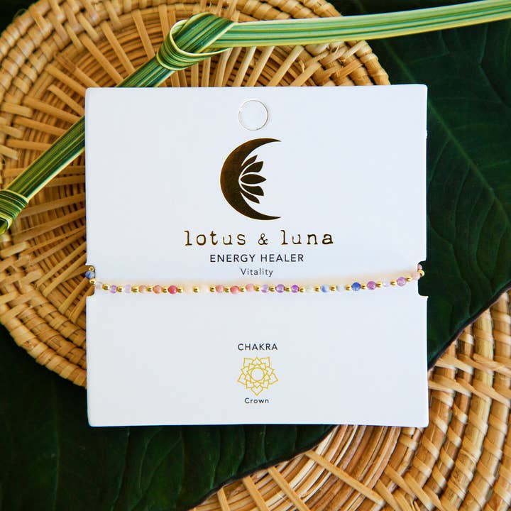 Lotus and Luna - Wholesale Anklet - Energy Healer Healing 2mm Anklet