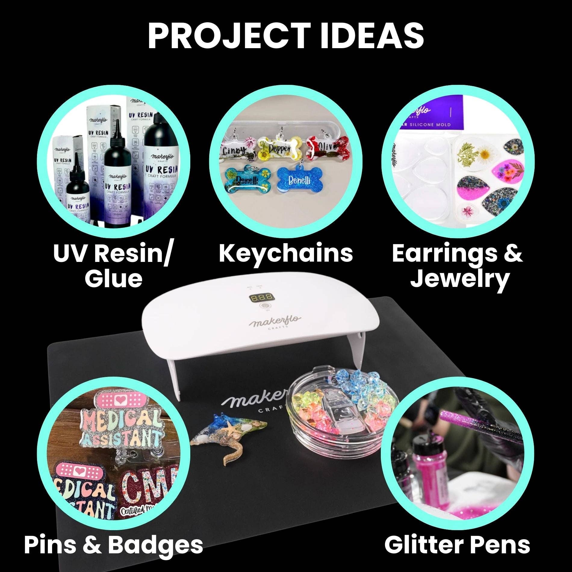 MakerFlo - Wholesale Craft Tool - UV Resin Lamp1