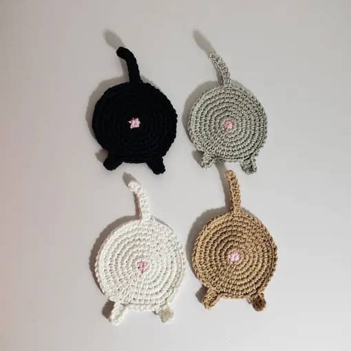 Miss Crazy Handmade - Wholesale Coasters - Cat Butt Coasters