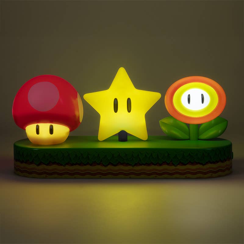 Paladone - Wholesale Night Light - Super Mario Icons Light1