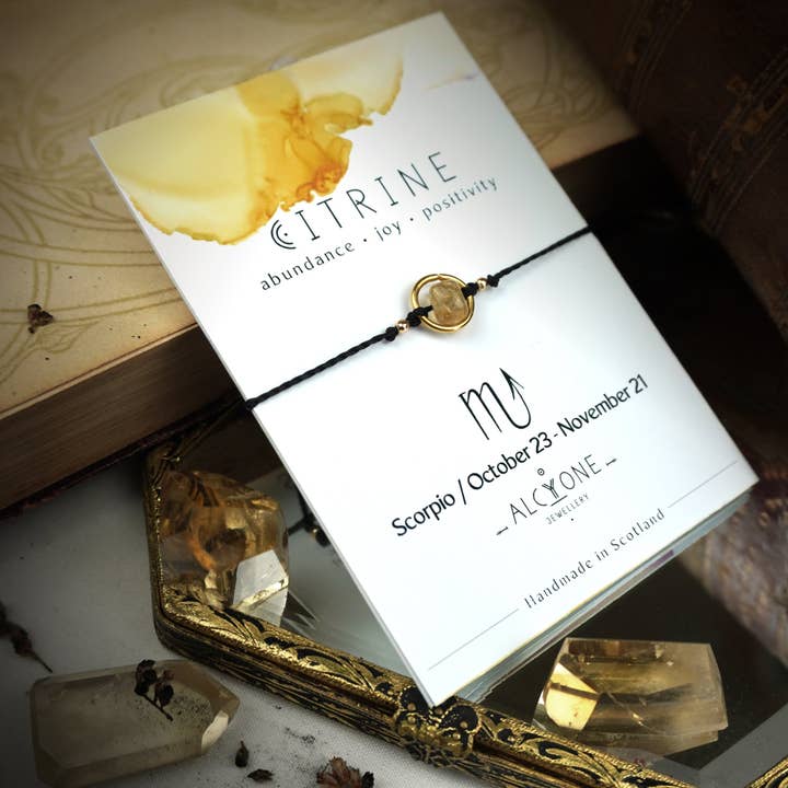 Skorpion CITRIN Armband för wholesale av Alcyone Jewellery Ltd