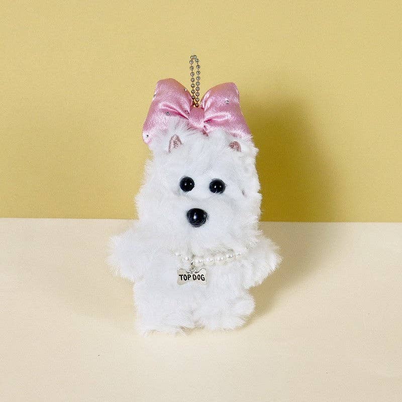 FurDecoration - Wholesale Ornament - Cute Squeaky Plush Dog Pendant1